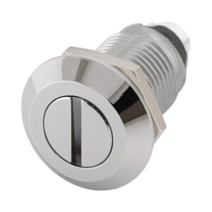 Cuadro de Vuelta Latch Ranurada Cromada